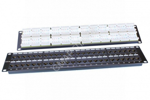 Патч-панель 19дюйм 2U кат.5E 48 портов RJ45 Dual IDC ROHS PP3-19-48-8P8C-C5E-110D черн. Hyperline 246100 - smartlife-ural.ru – Екатеринбург