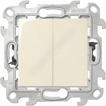 Выключатель 2-кл. 1п 2мод. СП Simon 24 10А IP20 Push&Go механизм сл. кость Simon 2420398-031 - smartlife-ural.ru – Екатеринбург