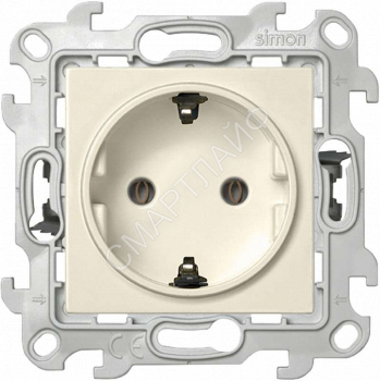 Розетка 1-м СП Simon 24 16А IP20 2P+E Push&Go без защ. шторок механизм сл. кость Simon 2420434-031 - smartlife-ural.ru – Екатеринбург