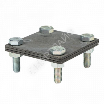 Зажим полоса 40 - полоса 40 (3 пластины 70х70мм) HZ PROxima EKF lp-g3105 - smartlife-ural.ru – Екатеринбург