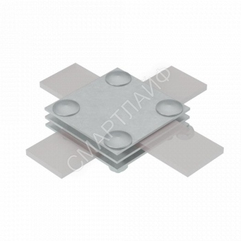 Соединитель крестообразный 3XS-B40 HD для полосы до 40мм с 3 пластинами сталь гор. оцинк. КМ MA0048 - smartlife-ural.ru – Екатеринбург