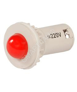 Лампа светодиодная коммутаторная СКЛ-11-К-2-220 220В AC/DC d=27 20мКд красн. Электротехник ET510804 - smartlife-ural.ru – Екатеринбург