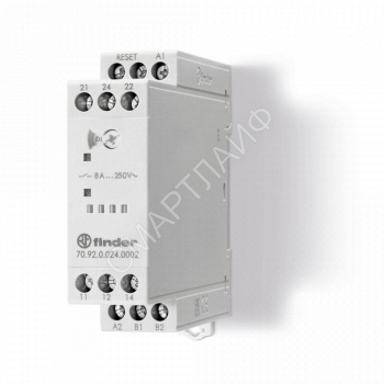 Реле термисторное (PTC) с/без память отказов 24В AC/DC выход 2СO 8A Ш=22.5мм IP20 FINDER 709200240002 - smartlife-ural.ru – Екатеринбург