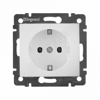 Розетка 1-м СП Valena 16А IP21 с заземл. на винтах механизм бел. IEK 774420 - smartlife-ural.ru – Екатеринбург