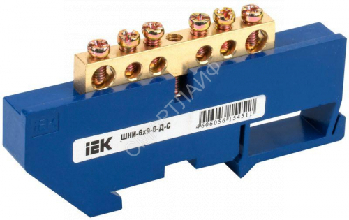 Шина нулевая ШНИ-6х9-6-Д-С на DIN-изол. ШНИ IEK YNN10-69-6D-K07 - smartlife-ural.ru – Екатеринбург