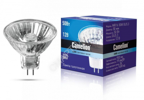 Лампа галогенная MR16 50Вт 12В Camelion 3060 - smartlife-ural.ru – Екатеринбург