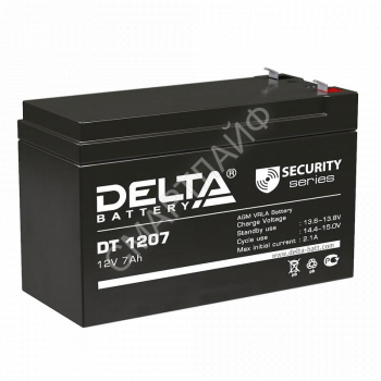 Аккумулятор ОПС 12В 7А.ч DT 1207 Delta 4614010040008 - smartlife-ural.ru – Екатеринбург