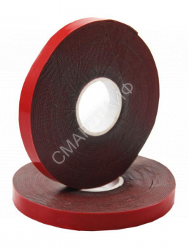 Скотч двухсторонний 6ммх5м красн. на сер. основе Rexant 09-6006 - smartlife-ural.ru – Екатеринбург