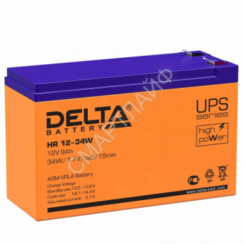 Аккумулятор UPS 12В 9А.ч HR 12-34 W Delta 4614010630004 - smartlife-ural.ru – Екатеринбург