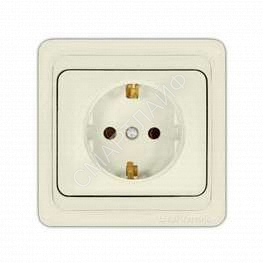 Розетка 1-м СП Валери 16А с заземл. сл. кость UNIVersal Б-В0028 - smartlife-ural.ru – Екатеринбург