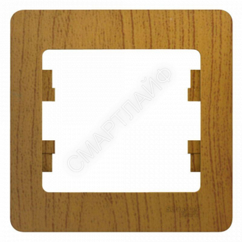 Рамка 1-м Glossa дерево дуб SE GSL000501 - smartlife-ural.ru – Екатеринбург