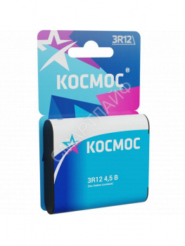 Элемент питания солевой "квадрат" 3R12 1BL (блист.1шт) Космос KOC3R121BL - smartlife-ural.ru – Екатеринбург