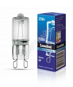 Лампа галогенная 25Вт капсула G9 3000К 240В прозр. Camelion 5845 - smartlife-ural.ru – Екатеринбург