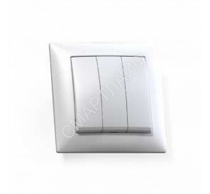 Выключатель 3-кл. СП Селена 10А IP20 С0510-406 бел. Кунцево 8105 - smartlife-ural.ru – Екатеринбург