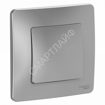 Переключатель проходной 1-кл. СП Blanca 10А IP20 (сх. 6) 250В алюм. SE BLNVS010603 - smartlife-ural.ru – Екатеринбург