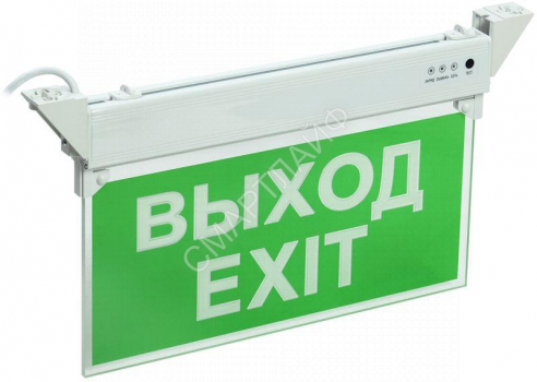 Светильник светодиодный ССА 2101 "ВЫХОД-EXIT" 3Вт IP20 3ч аварийный IEK LSSA0-2101-3-20-K03 - smartlife-ural.ru – Екатеринбург