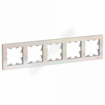 Рамка 5-м AtlasDesign универс. жемчуж. SE ATN000405 - smartlife-ural.ru – Екатеринбург