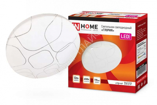 Светильник светодиодный DECO ГЛОРИЯ 12Вт 6500К 1080лм 230В 210х65мм IN HOME 4690612022222 - smartlife-ural.ru – Екатеринбург