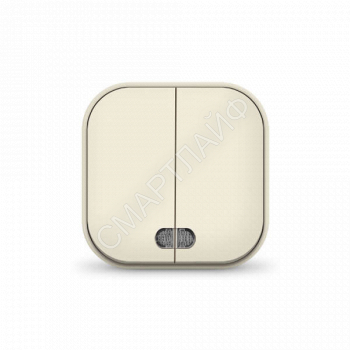 Выключатель 2-кл. 1п ОП 10А IP20 с подсветкой сл. кость IONICH 1426 - smartlife-ural.ru – Екатеринбург