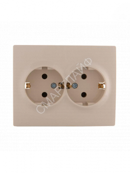 Розетка 2-м СП Karina с заземл. термопласт крем. LEZARD 707-0300-127B - smartlife-ural.ru – Екатеринбург