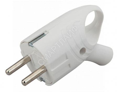 Вилка с заземл. угловая с кольцом 16А бел. Vx4-W ЭРА Б0039676 - smartlife-ural.ru – Екатеринбург