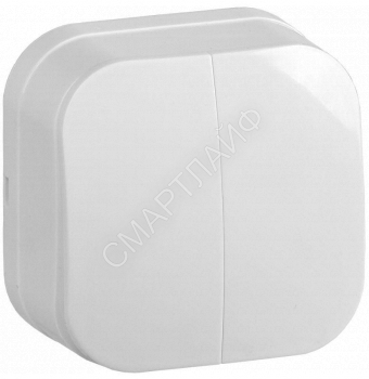 Выключатель 2-кл. ОП GLORY 10А ВС20-2-0-ХБ бел. IEK EVH20-K01-10 - smartlife-ural.ru – Екатеринбург