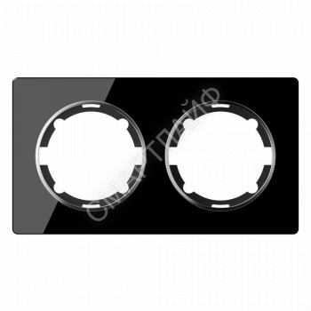 Рамка 2-м Garda горизонт. стеклянная чер. 2E52201303 OneKeyElectro 2234940 - smartlife-ural.ru – Екатеринбург