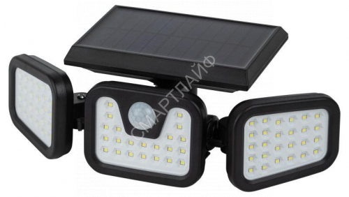 Светильник светодиодный ERAFS012-05 74LED 28.2х13х10.5см фасадный на солнечн. батарее с датчиком движения ЭРА Б0057601 - smartlife-ural.ru – Екатеринбург