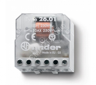 Реле шаговое электромеханич. 1NO 10А 2 состояния AgNi 230В AC монтаж в коробке IP20 FINDER 260182300000 - smartlife-ural.ru – Екатеринбург