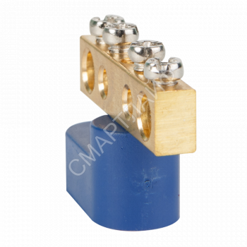 Шина нулевая с одним изолятором OptiKit BB-O-N-S-4-6х9 син. КЭАЗ 277942 - smartlife-ural.ru – Екатеринбург