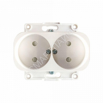 Розетка 2-м СП Стокгольм 10А IP20 без заземл. защ. шторки механизм бел. PROxima EKF EYR10-102-10 - smartlife-ural.ru – Екатеринбург