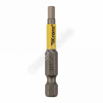 Бита шестигранная HEX4х50мм для шуруповерта (уп.2шт) Kranz KR-92-0422-1 - smartlife-ural.ru – Екатеринбург