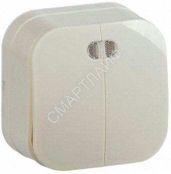 Выключатель 2-кл. ОП GLORY 10А ВС20-2-1-ХК с индикацией крем. IEK EVH21-K33-10 - smartlife-ural.ru – Екатеринбург