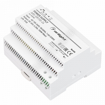 Блок питания ARV-DR150-24 150Вт 24В 6.25А IP20 DIN-рейка Arlight 035700 - smartlife-ural.ru – Екатеринбург