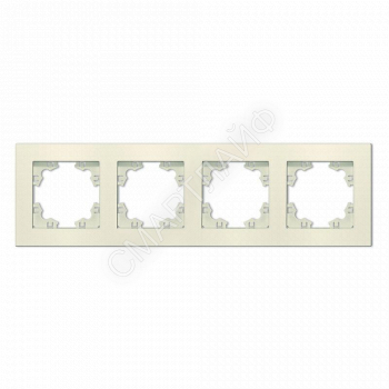 Рамка 4-м Афина универс. сл. кость (ivory) Universal A0046-I - smartlife-ural.ru – Екатеринбург