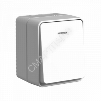 Выключатель 1-кл. ОП AtlasDesign PROFI IP54 10АX с подсветкой сер. SE ATN543013 - smartlife-ural.ru – Екатеринбург