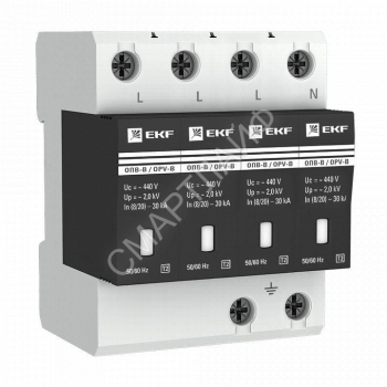 Ограничитель перенапряжения имп. ОПВ-В4 EKF opv-b4 - smartlife-ural.ru – Екатеринбург