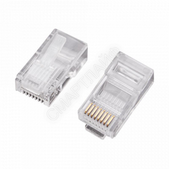 Джек компьютерный RJ45 (8P8C) кат.5E (уп.100шт) Rexant 05-1021 - smartlife-ural.ru – Екатеринбург