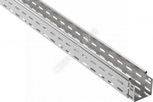 Лоток листовой перфорир. 100х80 L3000 сталь 0.7мм IEK CLP10-080-100-3 - smartlife-ural.ru – Екатеринбург