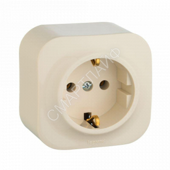 Розетка 1-м ОП Quteo 16А IP20 2P+E с заземл. без защ. шторок сл. кость IEK 782241 - smartlife-ural.ru – Екатеринбург