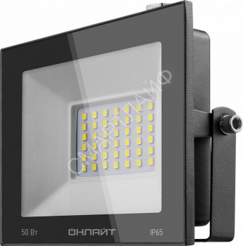 Прожектор светодиодный 71 660 OFL-50-6K-BL-IP65-LED 50Вт 6000К IP65 4000лм черн. ОНЛАЙТ 71660 - smartlife-ural.ru – Екатеринбург