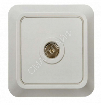 Розетка телевизионная TV ОП Bolleto 7027 16А IP20 бел. ASD / IN HOME 4680005959815 - smartlife-ural.ru – Екатеринбург