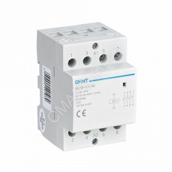 Контактор модульный NCH8-63/40 63А 4НО AC 220/230В 50Гц (R) CHINT 256101 - smartlife-ural.ru – Екатеринбург