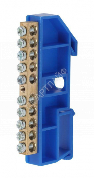 Шина N "ноль" на DIN-изол. ШНИ-6х9-10-Д NO-222-46 син. ЭРА Б0033427 - smartlife-ural.ru – Екатеринбург