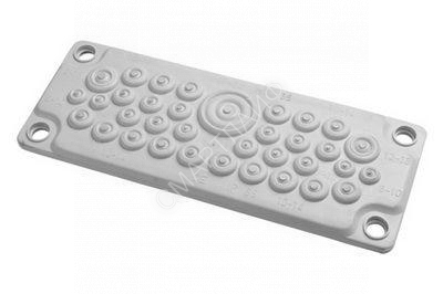 Ввод кабельный пластик V0 UL94. (35 отв.) IP65 DKC R5HTC35 - smartlife-ural.ru – Екатеринбург