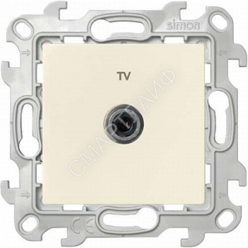 Розетка телевизионная одиночная TV СП Simon 24 IP20 механизм сл. кость Simon 2450477-031 - smartlife-ural.ru – Екатеринбург