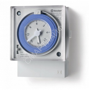 Реле времени механическое суточное 16А 120...230В AC 1CO монтаж на панель резервн. источник питания IP20 FINDER 123182300000 - smartlife-ural.ru – Екатеринбург