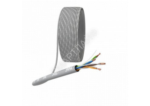 Кабель витая пара U/UTP кат.5E 4х2х24AWG CU PVC SIMPLE (уп.305м) Эра Б0044426 - smartlife-ural.ru – Екатеринбург