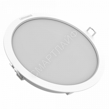 Светильник светодиодный Eco Class Downlight DL 840 WT 13Вт 4000К IP44 1235лм ДВО даунлайт кругл. встраив. ультратонкий LEDVANCE 4058075644236 - smartlife-ural.ru – Екатеринбург