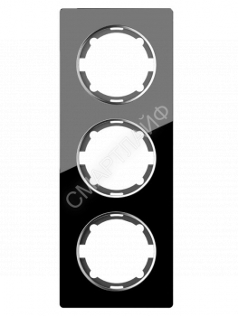 Рамка 3-м Garda вертикал. стеклянная чер. 2E52311303 OneKeyElectro 2234951 - smartlife-ural.ru – Екатеринбург